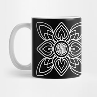 Blood Flower White Mug